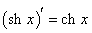 derivative of the sine function