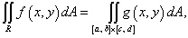 определение двойного интеграла в произвольной области