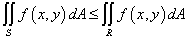 неравенство 2 для двойного интеграла