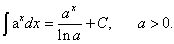 интеграл от показательной функции